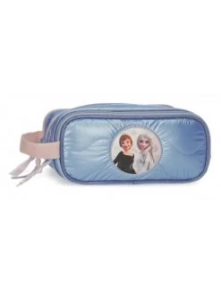 Disney Estuche Neceser Triple Compartimento Frozen Seek Courage