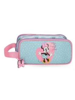 Disney Estuche Neceser Triple Cremallera Minnie My Happy Place