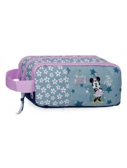 Disney Estuche Triple Cremallera Minnie Style