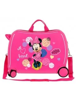Maleta Correpasillos Disney Love Minnie All Heart Rosa