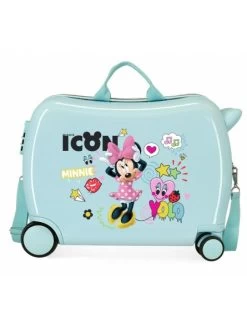 Disney Maleta Correpasillos Enjoy Minnie Icon Turquesa