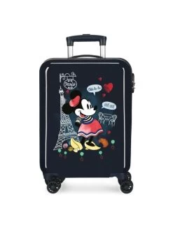 Disney Maleta Cabina Minnie Around The World Paris Azul