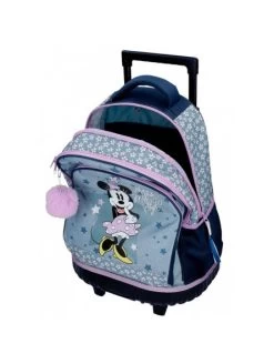 Disney -Disney mochila con ruedas minnie style 1