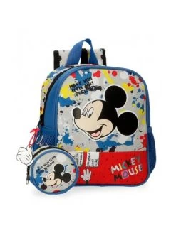 Disney Mochila Guardería Adaptable Mickey Colour Mayhem