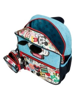 Disney -Disney mochila guarderia con carro mickey be cool 1