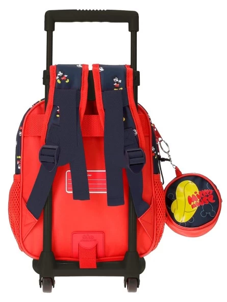 Disney Mochila Guardería Con Carro Mickey Mouse Fashion 6 Disney Mochila Guardería Con Carro Mickey Mouse Fashion - Imagen 4