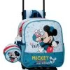 Disney Mochila Guardería Con Carro Mickey Road Trip