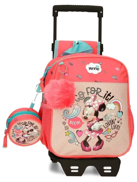Disney Mochila Guardería Con Carro Minnie Lovin Life 3 Disney Mochila Guardería Con Carro Minnie Lovin Life