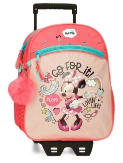 Disney Mochila Mediana Con Carro Minnie Lovin Life