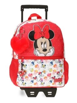 Disney Mochila Pequeña Con Carro Minnie Diva