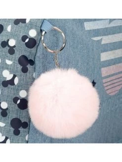 Disney Mochila Preescolar Con Carro Mickey Denim -Disney mochila preescolar con carro mickey denim 4